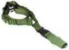 Aim Sports AOPS01G One Point with Steel Clip Bungee Rifle Sling 26.00" x 1.25" Elastic Webbing Green