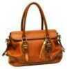 Concealed Carrie Leather Satchel Aged Brown