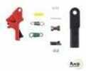 Apex Tactical SPECIALTIES 100055 Flat Faced Forward Set Sear & Trigger Kit S&W M&P 9,40 Drop-In Red