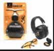 Browning 126368 Range Kit Earmuff/Plugs/Glasses 27/31 dB Black