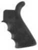 Hogue 15020 AR-15 Rubber Grip Beavertail W/Finger Grooves Matte Black