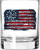 2 Monkey Whiskey Glass 2Nd Amendment Flag