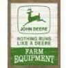 Open Road Brands Wood Framed Wall Decor John Deere 14"x18"