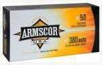 380 ACP 95 Grain Full Metal Jacket 50 Rounds Armscor Ammunition