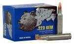 223 Rem 55 Grain Hollow Point 20 Rounds Silver Bear Ammunition 223 Remington