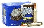 223 Rem 62 Grain Soft Point 20 Rounds BEAR Ammunition 223 Remington