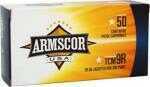 22 TCM 9R 39 Grain Hollow Point 50 Rounds Armscor Ammunition