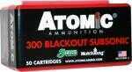 300 AAC Blackout 220 Grain Hollow Point 50 Rounds Atomic Ammunition