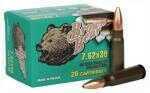 7.62X39mm 123 Grain Hollow Point 500 Rounds Brown Bear Ammunition