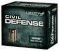 40 S&W 60 Grain Hollow Point 20 Rounds Liberty Ammunition