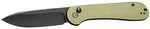 CIVIVI Knife ELEMENTUM 3.47" Olive MICARTA/Black STNWASH