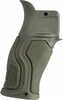 F.A.B. Defense GRADUS AR-15 Grip Rubberized OD Green