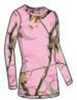 Medalist WOMENS Performance Crew long sleeve Level-2 Pink Camo Small