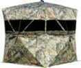 Team Rhino Outdoors Ground Blind Mossy Oak Bu-Country 77"X77"X71" Tall