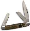 ABKT Roper Series Laredo Stag Stockman 3-Blade Wood Handles