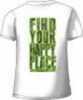 Real Tree WOMEN'S T-Shirt "Happy Place" Small White