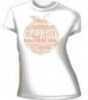 Real Tree WOMEN'S T-Shirt "Georgia Peach" Small Fitted White