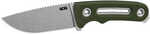 S.O.G SOG17350157 Provider FX 3.75" Fixed Drop Point Plain Stonewashed Cryo CPM 154 SS Blade, Green Textured G10 Handle