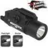 Nightstick TWM850XLS Handgun Weapon Light Cree LED 850 Lumens CR-123 Battery Black 6061 T6 Aluminum