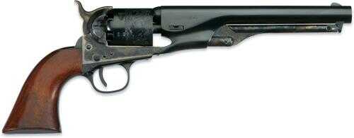 Taylor/Uberti 1861 Colt Navy Steel Back strap & Trigger guard .36 Caliber 7.5" Barrel Black Powder Revolver