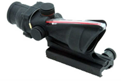 Trijicon 100226 ACOG 4x 32mm Obj 36.8 ft @ 100 yds FOV Black Matte Finish Illuminated Chevron Red