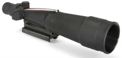 Trijicon 100175 ACOG 5.5x 50mm Obj 18.4 ft @ 100 yds FOV Black Matte Finish Illuminated Chevron 308 BAC Red