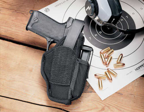 Uncle Mikes Ambidextrous Hip Holster With Mag Pouch For 4.5"-5" Barrel Large Autos Md: 70050