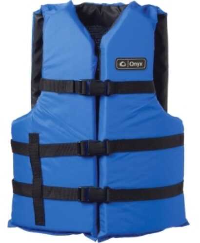 Onyx Universal Adult Extra-Large Boating Vest Blue 2Xl/ 4Xl