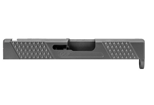 Grey Ghost Precision Stripped Slide For Glock 43/43X Version 2 Optic Cutout Compatible With Shield RMS-C Correct Le
