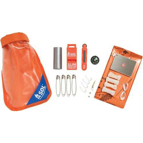 AMK Sol Scout Survival Kit W/ Dry Bag, Mirror,Sparker & More