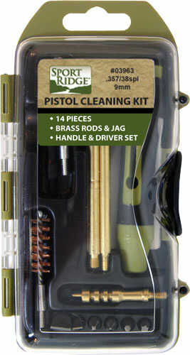 TS 357/38SPL/9MM PISTOL 14P CLN KIT