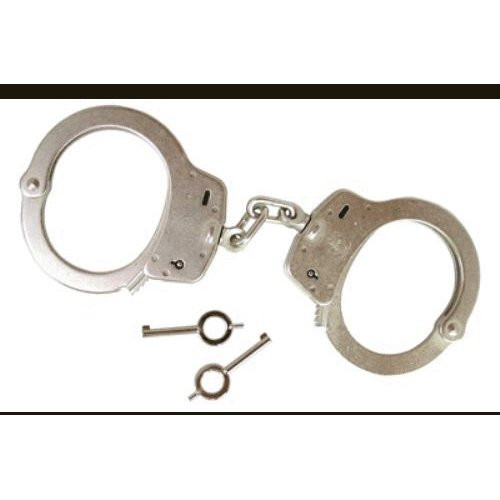 Smith & Wesson Nickel Adjustable Handcuffs Md: 350103