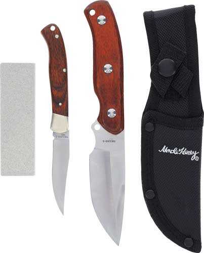 Uncle Henry Knife Folder/fixed With Sharpening Stone Promo Q3