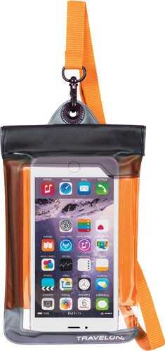 TRAVELON Waterproof Smart Phone/Camera Pouch Orange