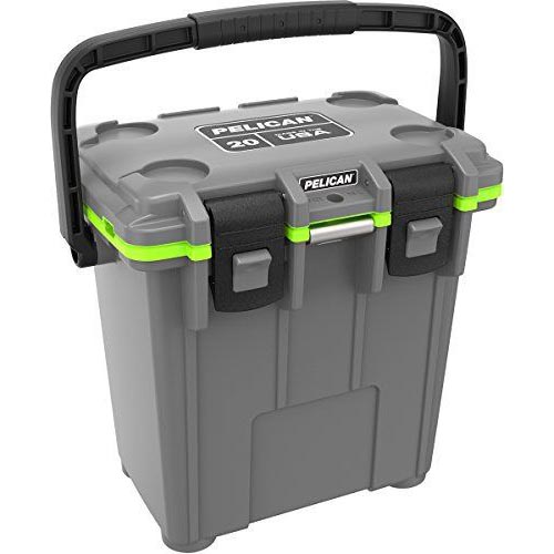 Pelican Cooler IM 20 Quart Elite Dark Gray/Green Leg Cut Out