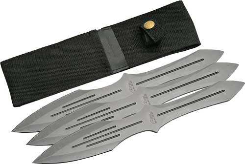 Szco Rite Edge 10" Pro Thrower Knife 3pc Set With Sheath