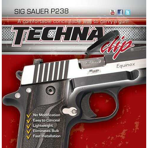 TECHNA Clip Sig P238 Blk RH