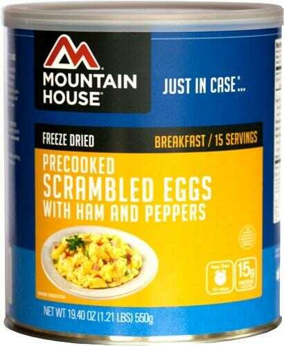 Mountain House #10 Can SCRAMBLED EGGS W/ Ham 15 SERVS