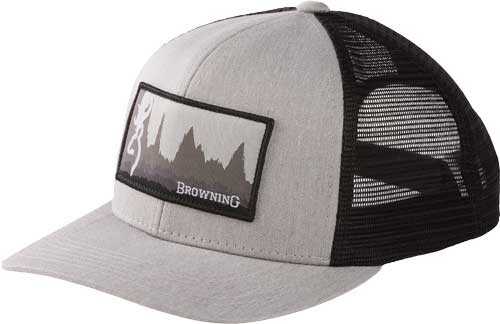 BRN CAP PULSE MESH BACK HEATHER GRY