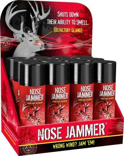 Nose Jammer 4 Ounce Aerosol Field Spray 12-Pack Counter Display Md: 3301D12