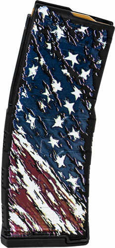 Amend2 AR-15 Magazine 5.56X45 30Rd Poly Mod3 American Flag