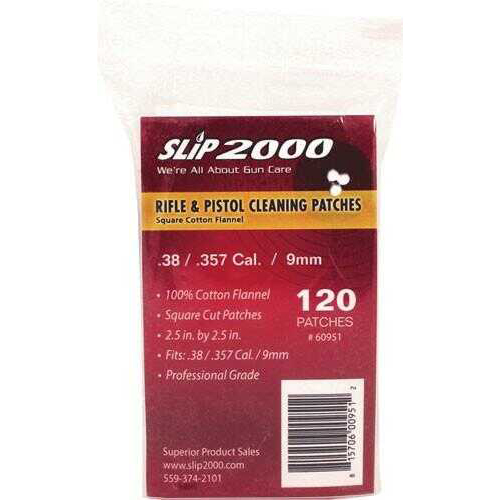 Slip 2000 Cleaning Patches Square 44/45/50 Caliber 3-Inches 75 Md: 60953