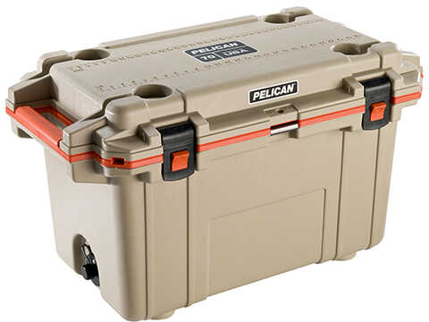 Pelican Cooler IM 70 Quart Elite Tan/Orange