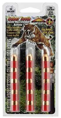 Harvester Saber Tooth 50 Cal. 270 Grains 50 Caliber Belted 15Pk