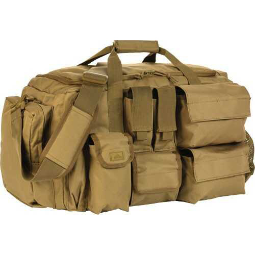 Red Rock OPERATIONS DUFFLE Bag Tan 7 External Utility Pouches