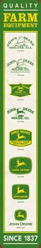 Open Road BRANDS EMB Tin John Deere Vertical LOGOS