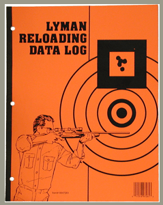 Lyman Reloaders Data Log