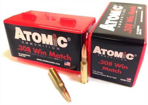 308 Win 175 Grain Soft Point 50 Rounds Atomic Ammunition Winchester