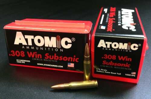 Atomic Ammunition 308 Winchester 175 Grain Hollow Point 50 Rounds