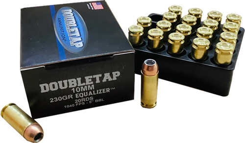 DOUBLETAP 10MM 230Gr JHP Equalizer 20Rd 50Bx/Cs